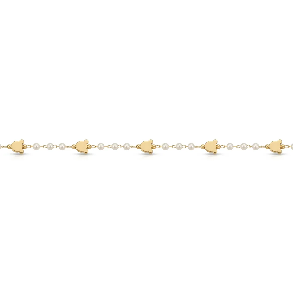 [CAD-012OP] Oso con perlas