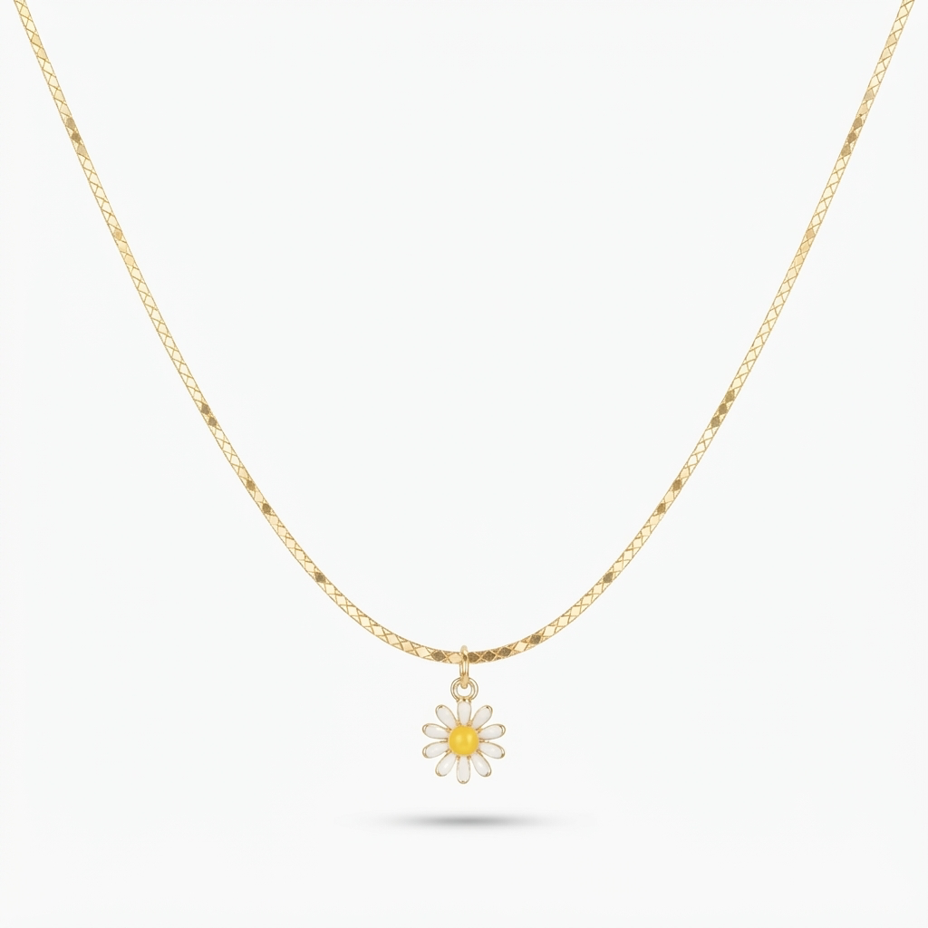 [C-009] Collar Chapa de oro 18K · C-009