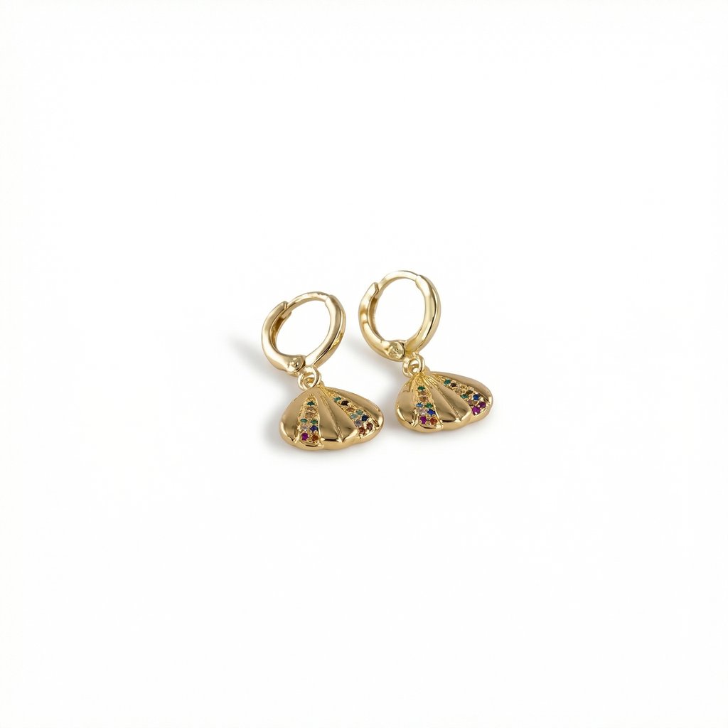 [HO-176] Hoop Chapa de oro 18K · HO-176