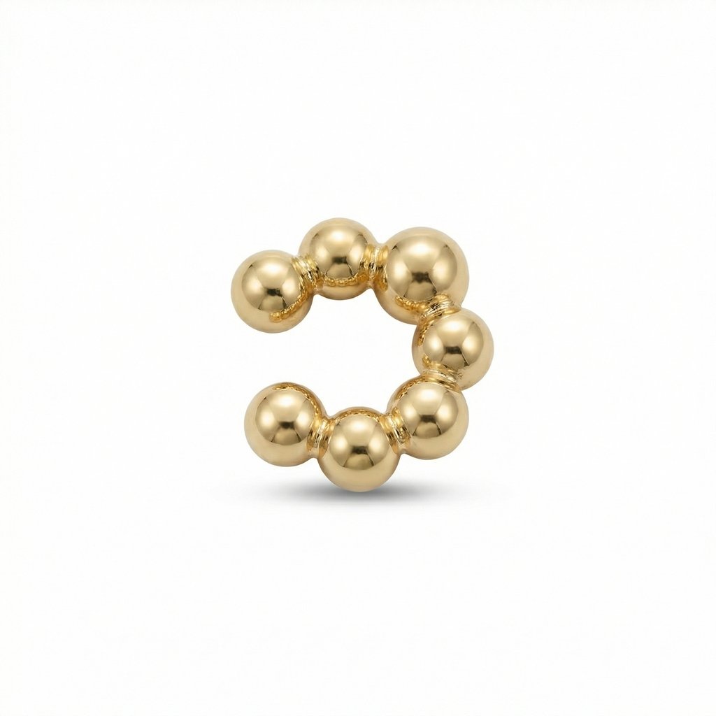 [EAR-006] Earcuff Chapa de oro 18K · EAR-006