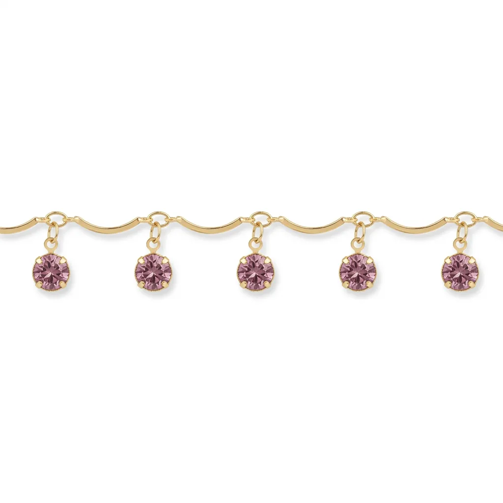 Barra Cristal Rosa