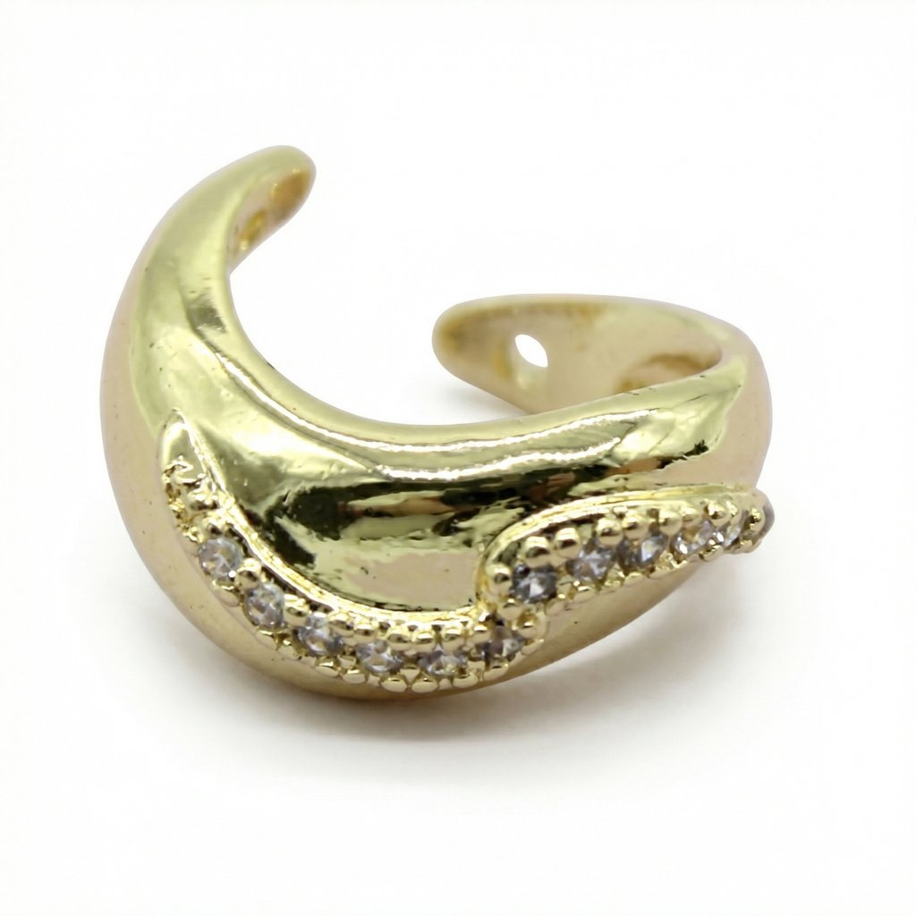 [EAR-042] Earcuff Chapa de oro 18K · EAR-042